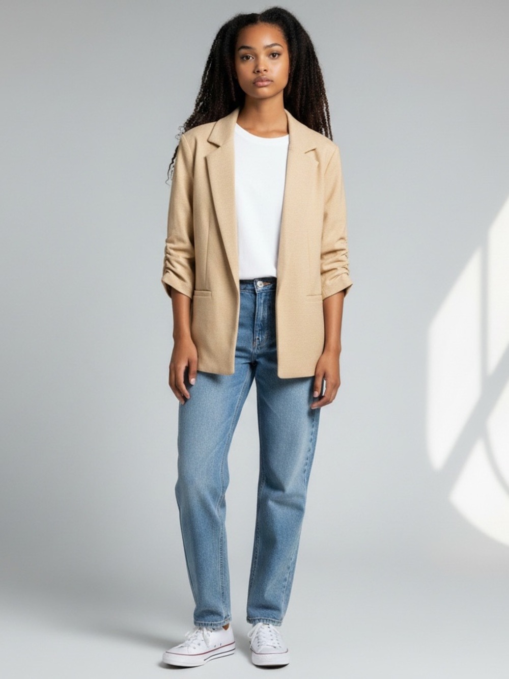 Vervet Elegant Beige Blazer SM